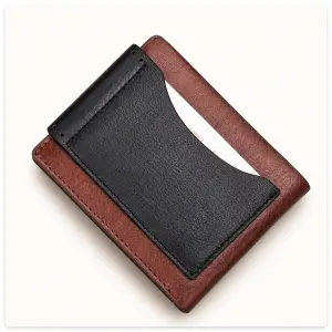 Aero Pull Two-Tone Wallet - Deep Brown