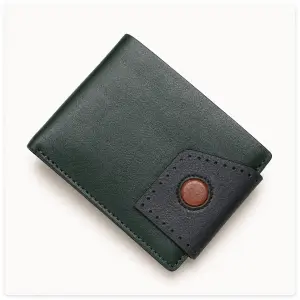 Aero Pull Two-Tone Wallet - Deep Green