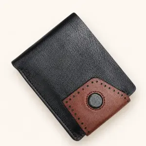 Aero Pull Two-Tone Wallet - Black