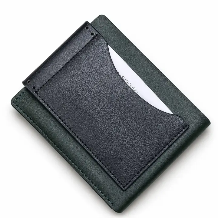Aero Pull Two-Tone Wallet - Deep Green