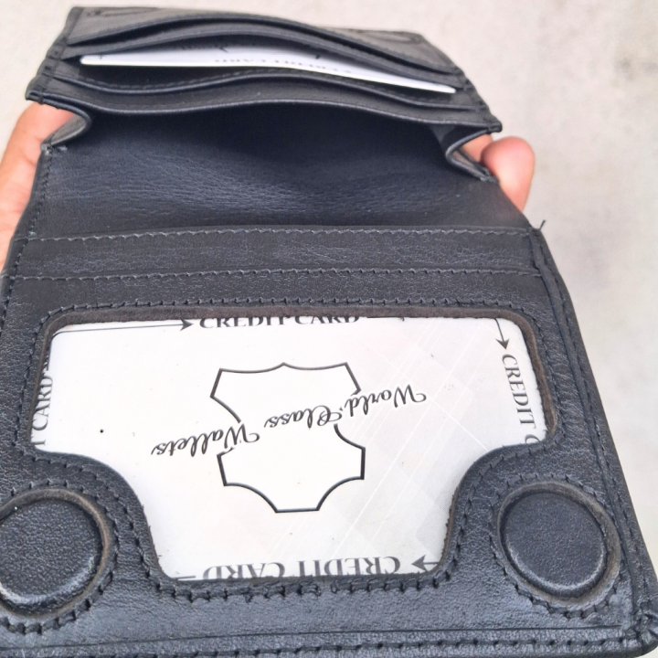 Master Wallet for Man Black Colour