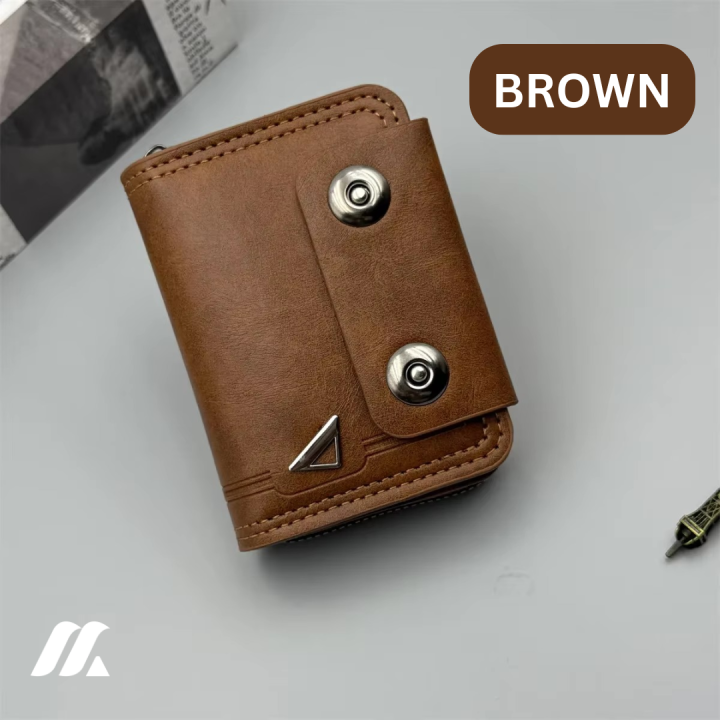 Kingdushi Double Part Card Holder - Brown