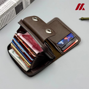 Kingdushi Double Part Card Holder - Coffee Colour