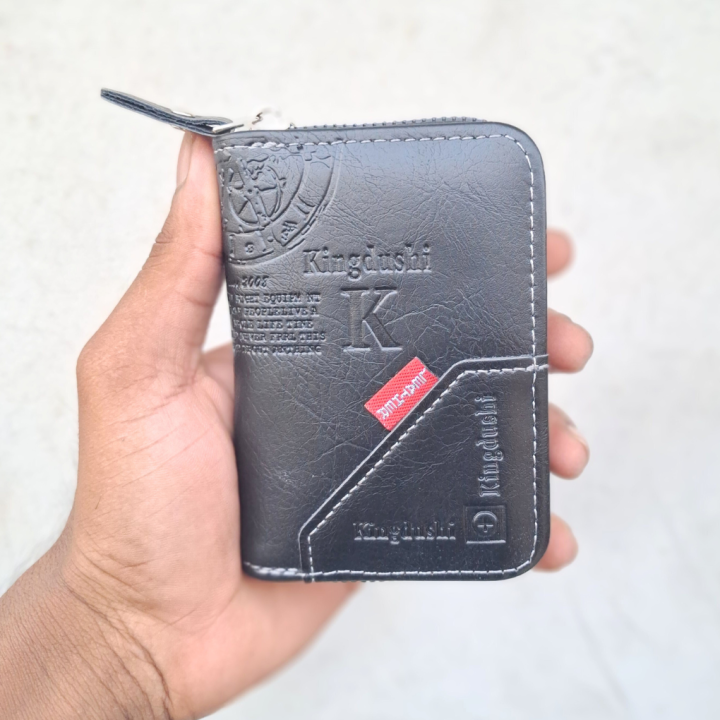 Kingdushi Single Part Wallet Black Colour